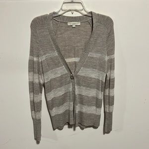 Long sleeve button up sweater